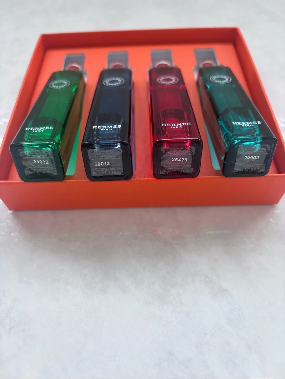 Hermes Collection Colognes Travel Gift Set 4 x 15ml Spray